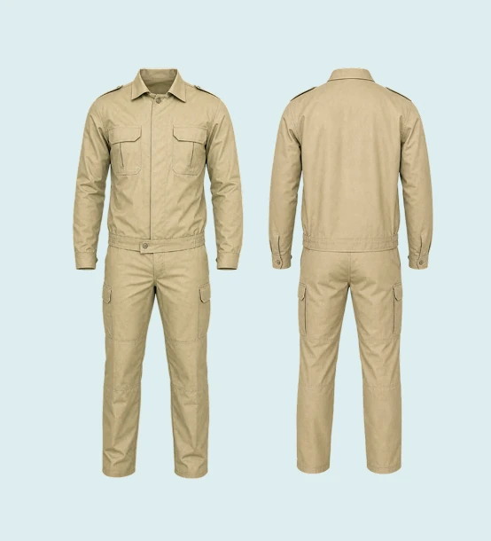 Ensemble de travail Kaki